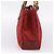 Borsa a mano GUCCI GG Canvas Bamboo Rossa Argento 112526 Auth 204886 Rosso - vista 4