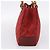 Borsa a mano GUCCI GG Canvas Bamboo Rossa Argento 112526 Auth 204886 Rosso - vista 5