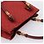 Borsa a mano GUCCI GG Canvas Bamboo Rossa Argento 112526 Auth 204886 Rosso - vista 6