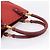 Borsa a mano GUCCI GG Canvas Bamboo Rossa Argento 112526 Auth 204886 Rosso - vista 7
