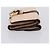 Chloé Cartera Chloe Alphabet Trifold de cuero rosa tono dorado Auth BA15602 - vista 5