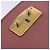 Borsa a tracolla Miu Miu Madras Chain in pelle rosa tono oro Auth ka6212 - vista 22