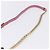 Borsa a tracolla Miu Miu Madras Chain in pelle rosa tono oro Auth ka6212 - vista 9