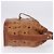 MCM Vicetos Logogram Schultertasche PVC Leather Brown Gold Auth 204094 Braun Golden - Ansicht 4