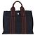 Hermès HERMES Nuova Borsa a Mano Fourre Tout PM Canvas Navy Silver Auth 204058 Argento Blu navy - vista 2