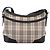 BURBERRY Nova Check Schultertasche Canvas Beige Silver Auth 203707 Silber - Ansicht 2