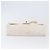 Borsa CHANEL Matelasse Double Flap Chain Bag Lamb Skin White Gold CC Auth 201534 Bianco D'oro - vista 12