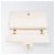 Borsa CHANEL Matelasse Double Flap Chain Bag Lamb Skin White Gold CC Auth 201534 Bianco D'oro - vista 20