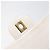 Borsa CHANEL Matelasse Double Flap Chain Bag Lamb Skin White Gold CC Auth 201534 Bianco D'oro - vista 21