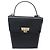 Borsa a mano Christian Dior in pelle 2way Nero Oro Auth 204155 D'oro - vista 2