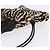 LOEWE Ciondolo Borsa Motif Zebra Pelle Black Beige Auth 167701SAM Nero - vista 9