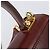 Borsa Salvatore Ferragamo Gancini in pelle 2way Brown Gold Auth LN168 - vista 18