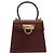 Borsa Salvatore Ferragamo Gancini in pelle 2way Brown Gold Auth LN168 - vista 2