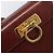 Borsa Salvatore Ferragamo Gancini in pelle 2way Brown Gold Auth LN168 - vista 20