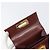 Borsa Salvatore Ferragamo Gancini in pelle 2way Brown Gold Auth LN168 - vista 22