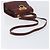 Borsa Salvatore Ferragamo Gancini in pelle 2way Brown Gold Auth LN168 - vista 9