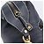 Céline Borsa a mano CELINE in pelle nera e oro Auth am12599V Nero D'oro - vista 16