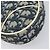 Pouch Saddle Christian Dior Trotter Canvas PVC Navy Silver Auth am12667A Argento Blu navy - vista 13