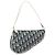 Pouch Saddle Christian Dior Trotter Canvas PVC Navy Silver Auth am12667A Argento Blu navy - vista 2