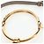 Chloé Chloe Nile Minaudiere Handtasche Leder 2way Beige Gold Auth 203780V Golden - Ansicht 8