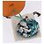 Hermès HERMES Petit Ash Bag Charm Silk Blue Auth 203689M Blau - Ansicht 13
