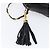 Bolsa de Ombro com Corrente BALLY em Couro Preto e Dourado Auth BA15568A - vista 16