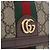 Cartera larga GUCCI GG Supreme PVC Beige Gold Auth 203095M Dorado - vista 12
