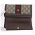 Cartera larga GUCCI GG Supreme PVC Beige Gold Auth 203095M Dorado - vista 13