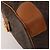 Céline CELINE Macadam Canvas Boston Bag PVC Leather Brown Gold Auth 203442V Braun Golden - Ansicht 11