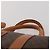 Céline CELINE Macadam Canvas Boston Bag PVC Leather Brown Gold Auth 203442V Braun Golden - Ansicht 8