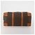 Céline CELINE Macadam Canvas Boston Bag PVC Leather Brown Gold Auth 203442V Braun Golden - Ansicht 9