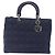 Borsa Christian Dior Lady Dior Canage Denim 2way Blue Silver Auth ka6292V Argento - vista 2