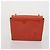 Borsa a tracolla Salvatore Ferragamo in pelle e tela set da 3 Orange White Auth 202776 Bianco Arancione - vista 17
