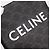 Céline CELINE Triomphe Mini Vertical Cabas Handtasche PVC 2way Schwarz Gold Auth 204764V Golden - Ansicht 16