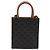 Céline CELINE Triomphe Mini Vertical Cabas Handtasche PVC 2way Schwarz Gold Auth 204764V Golden - Ansicht 3