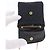 CHANEL Matelasse Chain Shoulder Pouch Satin Black Gold Tone CC Auth 201248 Negro - vista 17