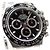 ROLEX Daytona quadrante nero 116500LN '19 Uomo Argento - vista 2