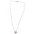 Collana Chanel in acciaio argento
