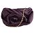 Mini mala de mão Burberry em couro roxa Roxo