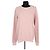 Sudadera de algodón rosa Alexandre Vauthier