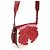 Ralph Lauren Borsa a tracolla Polo ID western saddle bag bordeaux Bordò - vista 3