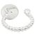 Anillo Christian Dior Dior Rose Devan Diamond Band Plata - vista 3
