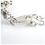 Collana Dolce & Gabbana Crown Black Diamond Nero Argento - vista 5