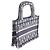 Borsa a mano Christian Dior Dior BOOK TOTE Mini Crudo Blu navy - vista 2
