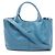 Borsa Shopping Tod's Alf Piccola 2Way Tote Blu
