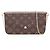 Pochette Félicie Borsa a tracolla Louis Vuitton Pochette Felicie Monogram Marrone