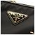 Prada Re-Nylon TESSUTO + VITELLO Schultertasche Schwarz - Ansicht 9