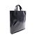 Borsa Tote Prada in pelle nera Nero - vista 2