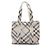 Burberry Stoff-Tote-Bag in Grau Multicolor Braun Mehrfarben