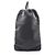 Borsa a tracolla Burberry in pelle nera con coulisse Nero